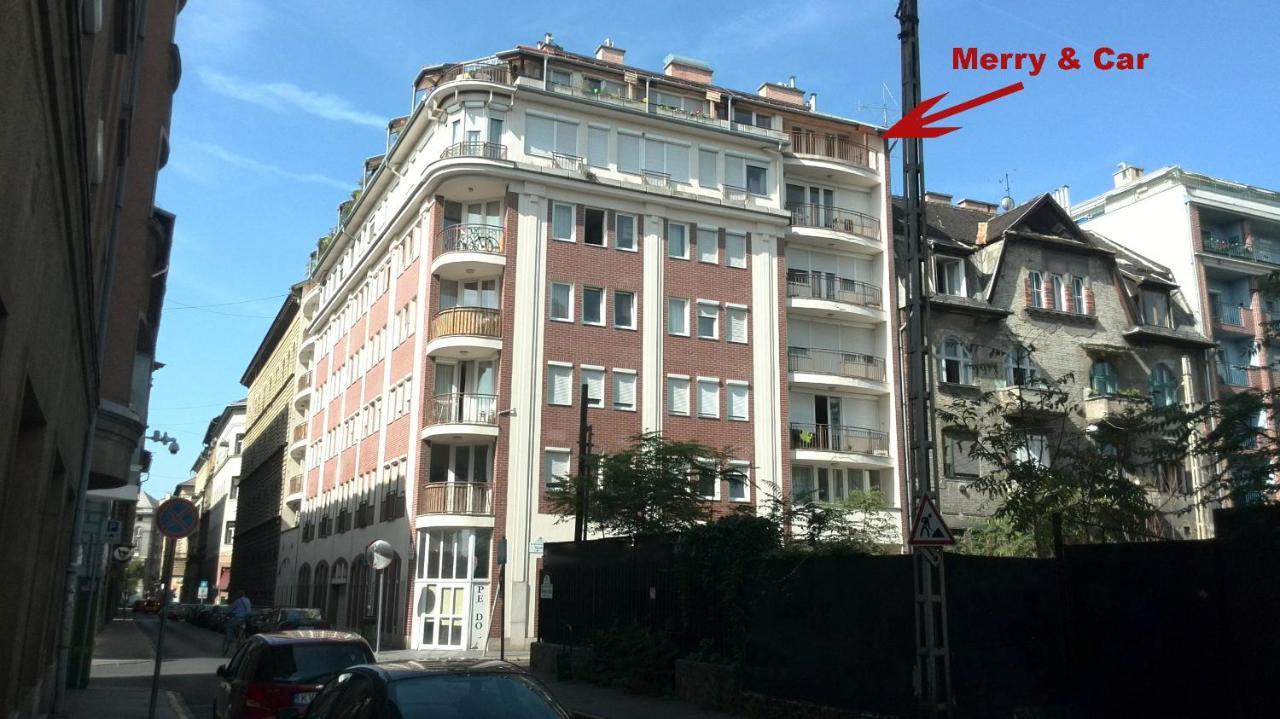 Merry&Car - Huge Balcony + Living Room + 2Br Budapest Esterno foto